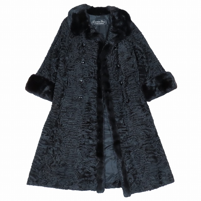 クリスチャンディオール Christian Dior カラクルラム ミンクファー 