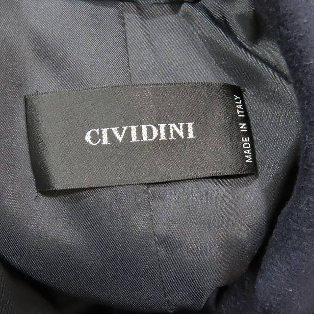 チヴィディーニ CIVIDINI ウール カシミヤブレンド ロングコート