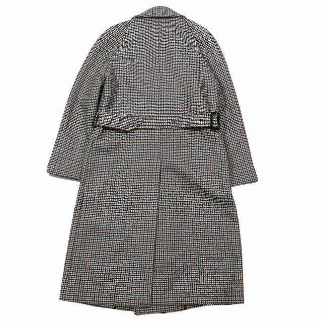 バーバリー ニットジャケット チェック メンズ サイズM 中古 グレー系  