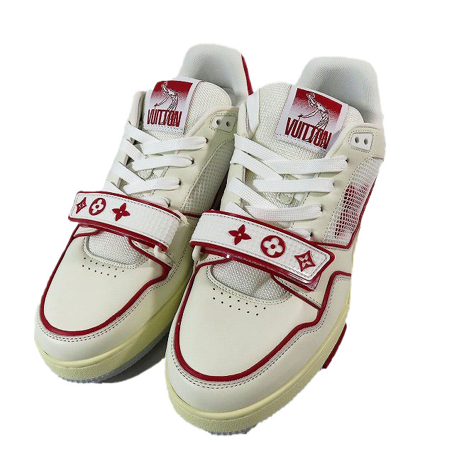 未使用品 21AW ルイヴィトン LOUIS VUITTON TRAINER LINE SNEAKER VEIL 