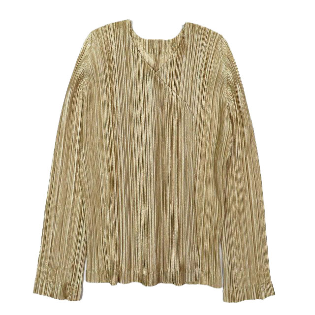 美品 プリーツプリーズ PLEATS PLEASE イッセイミヤケ ノーカラー  