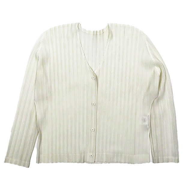 美品 プリーツプリーズ PLEATS PLEASE イッセイミヤケ 4B ノーカラー  