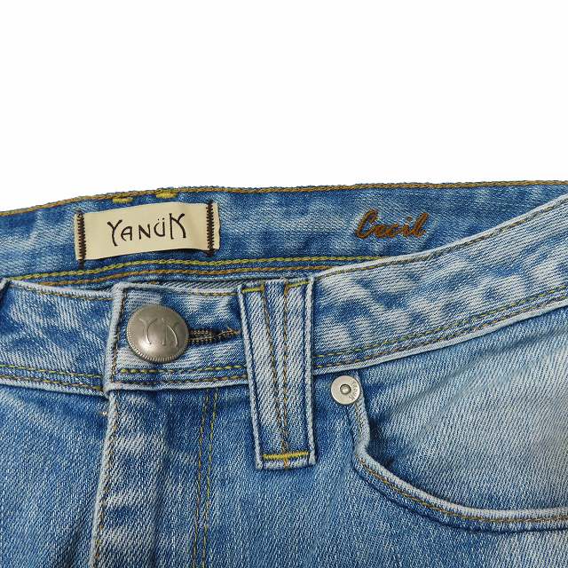 ヤヌーク YANUK CECIL セシル ストレッチ デニム ボーイズ クロップド 
