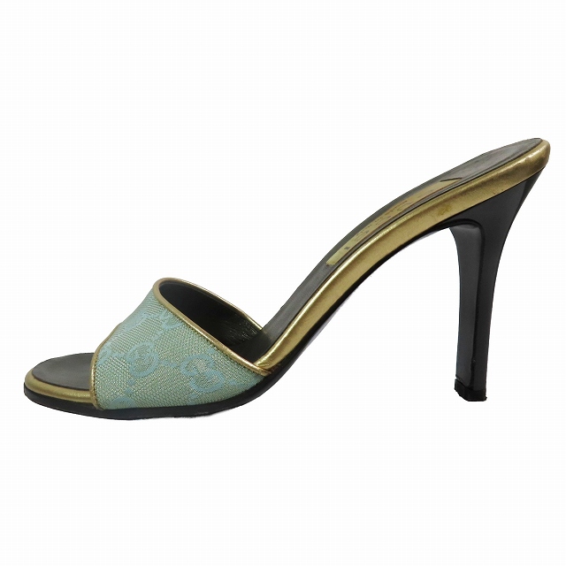 GUCCI グッチ サンダル ミュール ピンヒール レディース GG