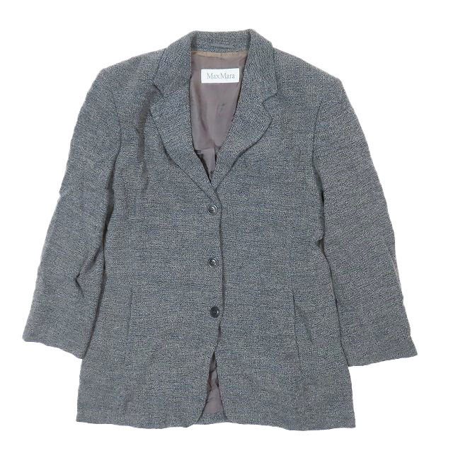 マックスマーラ ウールジャケット イタリア製 MAX MARA マックスマーラ