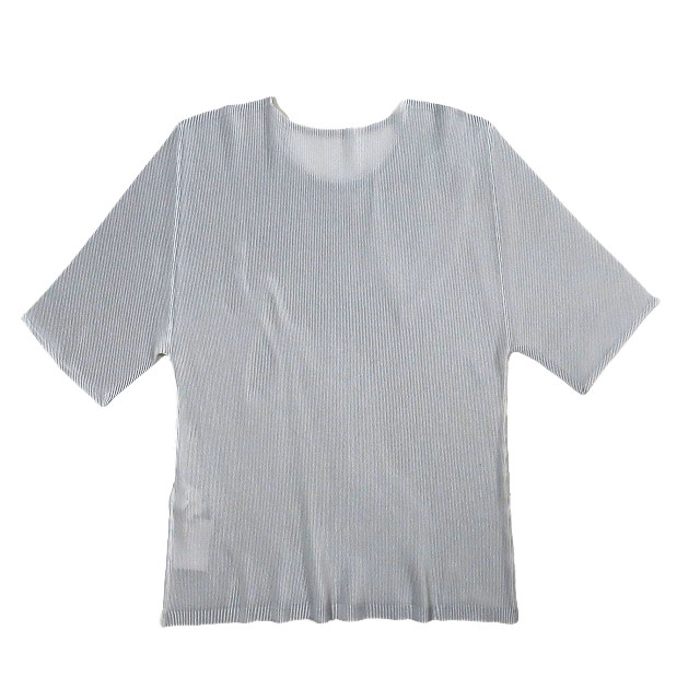 17AW 極美品 プリーツプリーズ PLEATS PLEASE クルーネック カットソー 