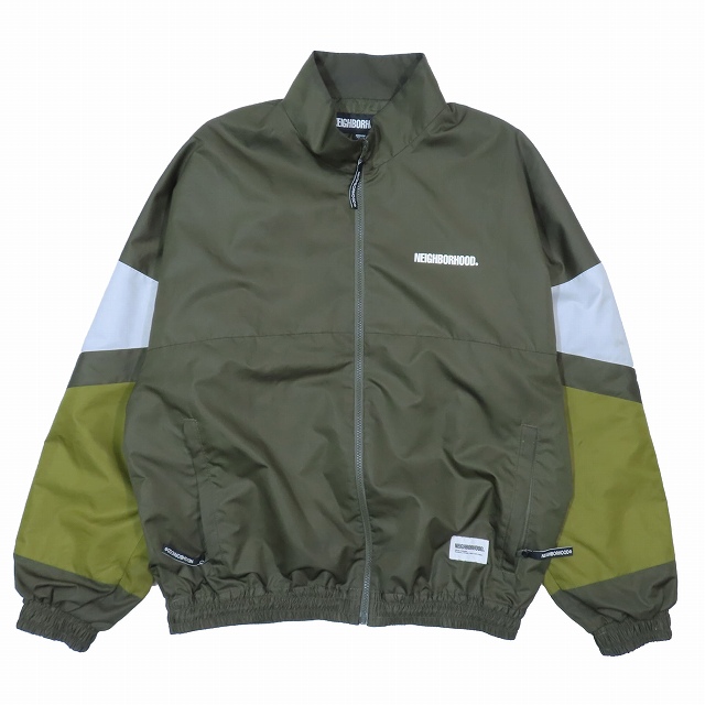 NEIGHBORHOOD ナイロンジャケット M オリーブ 中古・古着通販】NEIGHBORHOOD (ネイバーフッド) ナイロン