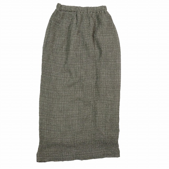 ヨーガンレール JURGEN LEHL シルク プリーツ加工 ロングタイト  