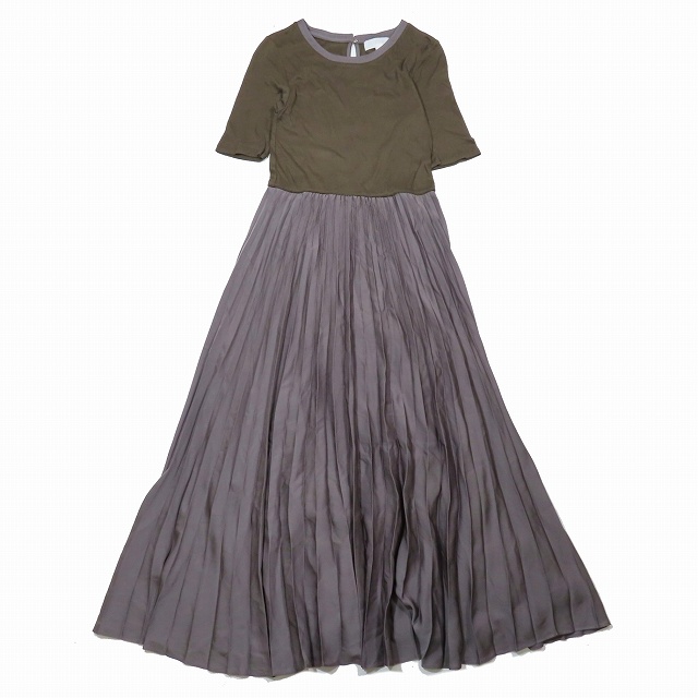 ジルスチュアート JILL STUART 切替 五分袖 ワンピース ドレス 