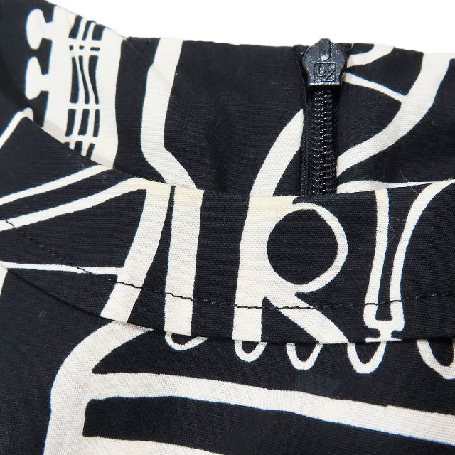 マレーラ MARELLA 膝丈 ワンピース イラスト プリント 総柄