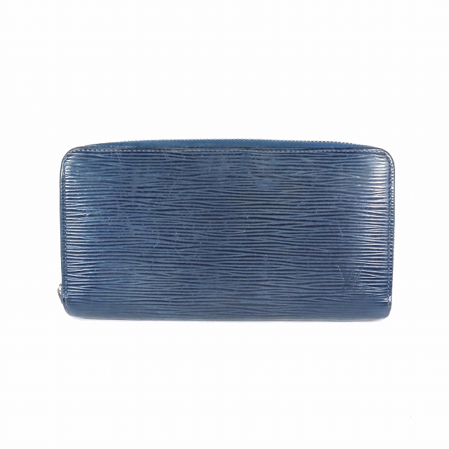 [タイムセール]LOUIS VUITTON 長財布 エピ レザー ネイビー ルイヴィトン LOUIS VUITTON エピ ジッピー ウォレット 長財布