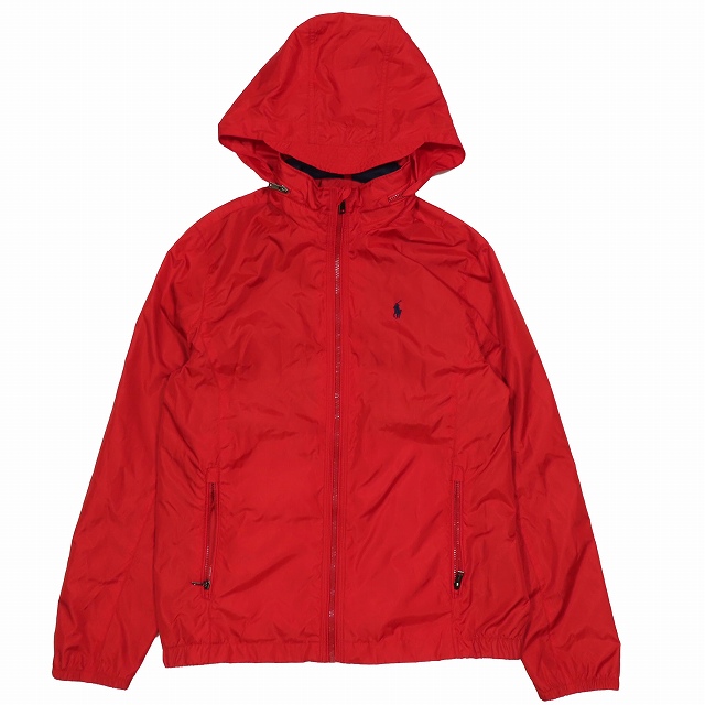 ポロ・ラルフローレンナイロンジャケット赤