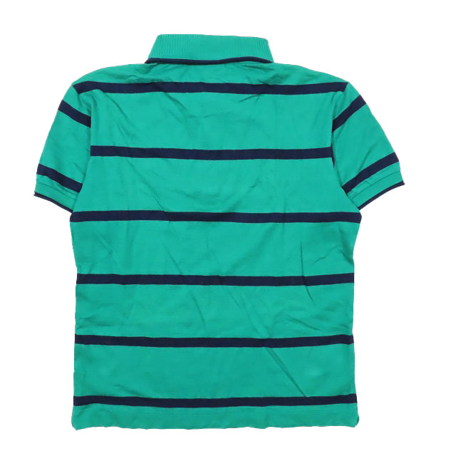 【日本製】LACOSTE 半袖 ポロシャツ ボーダー ワニ 古着 美品 日本製ラコステ 半袖 ポロシャツ ボーダー ワニ 古着 ユニセックス