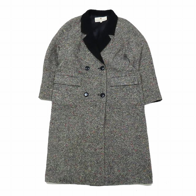ピエールバルマン PIERRE BALMAIN ウール チェスターコート ロング 