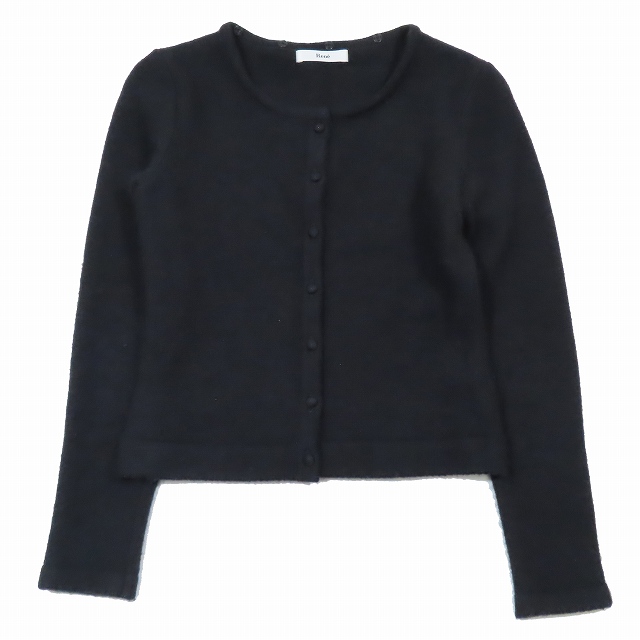 Rene / ルネ | ウール ニット カーディガン 34 グレージュ レディース