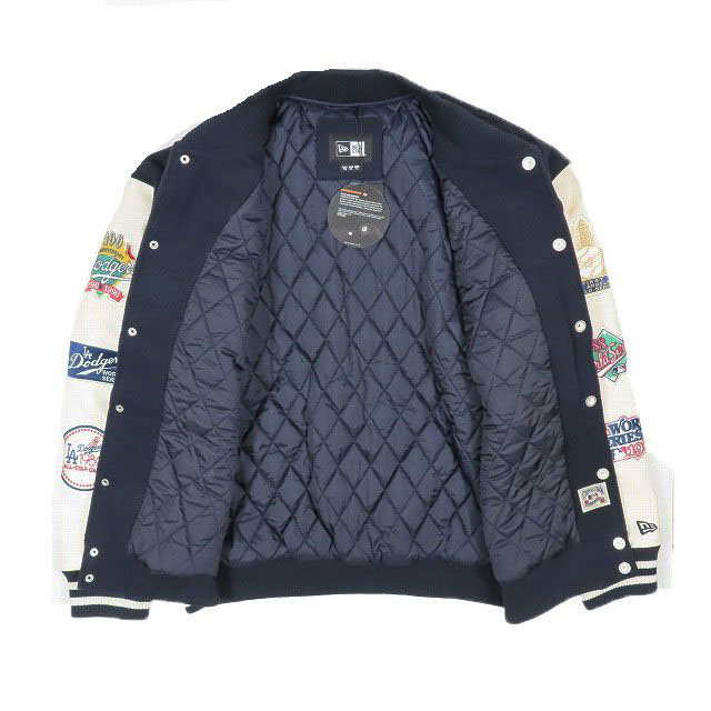 未使用品 ニューエラ NEW ERA MLB パッチ ヴァーシティジャケット  