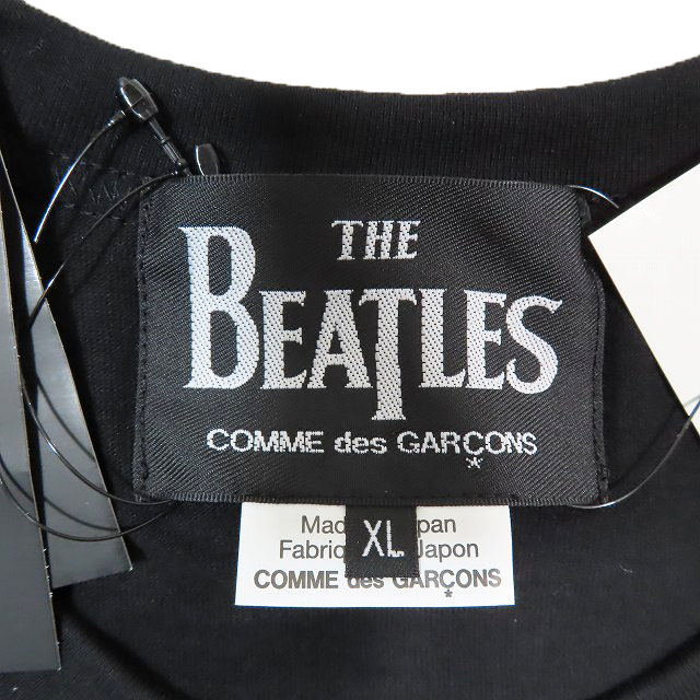 未使用品 コムデギャルソン COMME des GARCONS ×THE BEATLES CDG T 