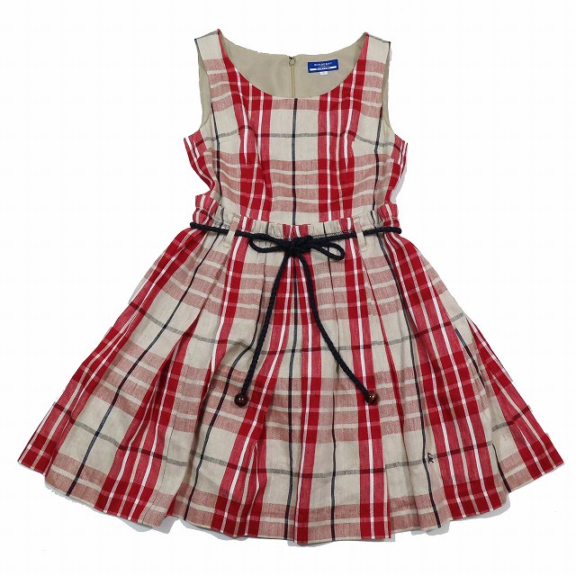 即日発送 バーバリー ノースリーブワンピース ノバチェック BURBERRY BURBERRYS バーバリーズ ベルト付ノースリーブワンピース ノバ