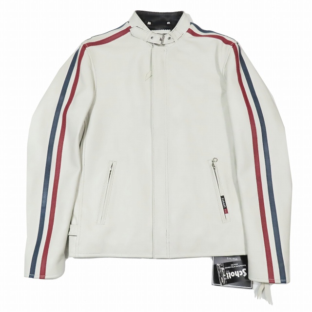 未使用品 ショット SCHOTT SHEEP CLASSIC RACER JACKET シングル 