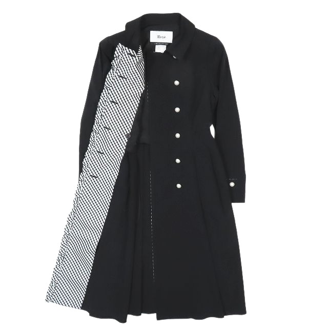 rene スプリングコート Rene ルネ トレンチコート スプリングコート ブラック