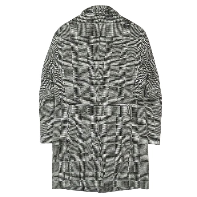 BOSS チェスターコート グレーとブラックのチェック柄