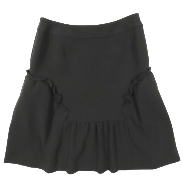 美品 13aw ルネ Rene フリル スカート 膝丈 ボトムス 2013年 6344060 