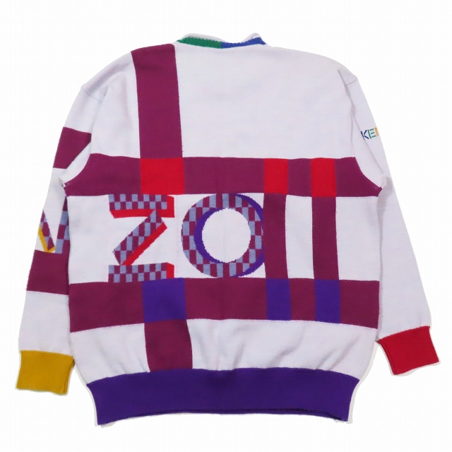 ケンゾー KENZO GOLF ニット セーター プルオーバー コットン 総柄