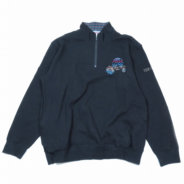 ケンゾー KENZO GOLF ハーフジップ コットン ニット セーター ケンゾー KENZO GOLF ハーフジップ コットン ニット セーター