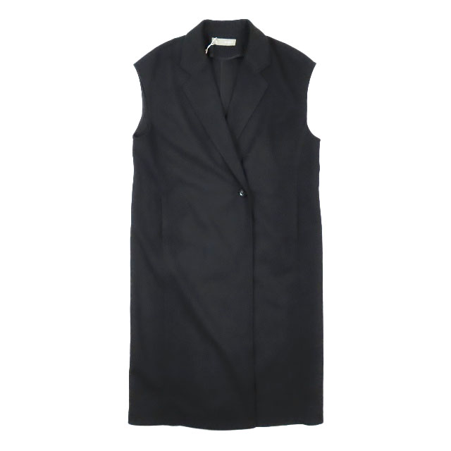 ディアリウ DIARIUM ロングベスト ジレ ノースリーブ コート ウール