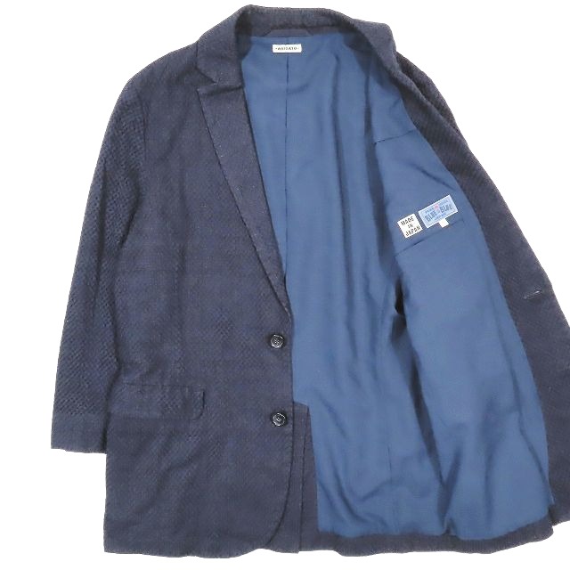 ブルーブルー BLUE BLUE 藍染め インディゴ テーラード ブルーブルー BLUE BLUE 藍染め インディゴ テーラード