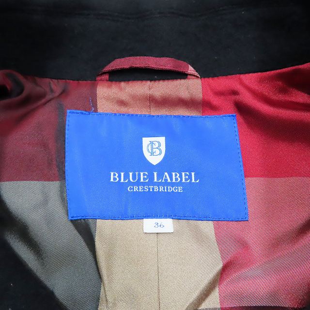 【高級】ブルーレーベルクレストブリッジ ウールコート ロング 茶 レッドチェック Autumn & Winter Coat styles｜BLUE LABEL CRESTBRIDGE(ブルーレーベル