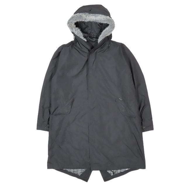 美品/L位✨バーバリーブラックレーベル モッズコート ノバチェック キルティング BURBERRY BLACK LABEL バーバリーブラックレーベル 裏地ノバ