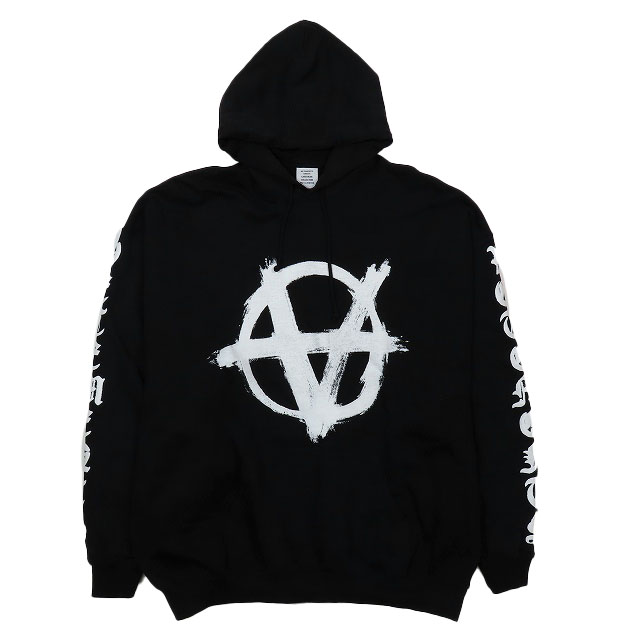【即完売注意】ヴェトモン ビッグロゴ アナーキー パーカー オーバーサイズ VETEMENTS ヴェトモン 22AW Double Anarchy Hoodie ダブルアナーキー