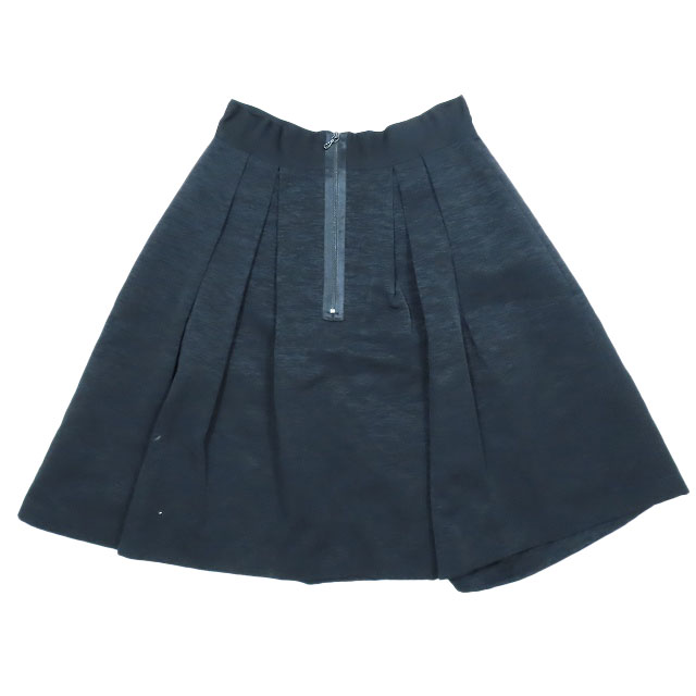 ランバンオンブルー LANVIN en Bleu 膝丈 スカート フレア タック