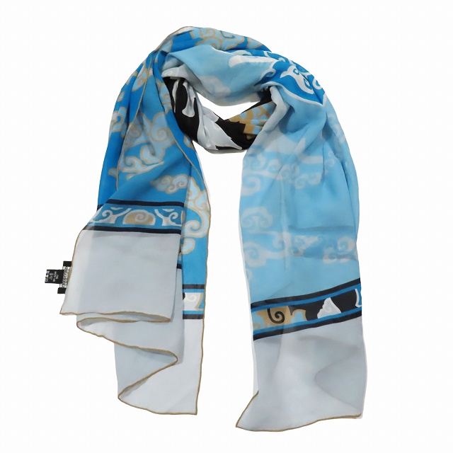 新品♥未使用超極美品♥大判スカーフ♥ショール♥パレオ レオナール LEONARD シルク100％ ストール スカーフ ショール 総柄