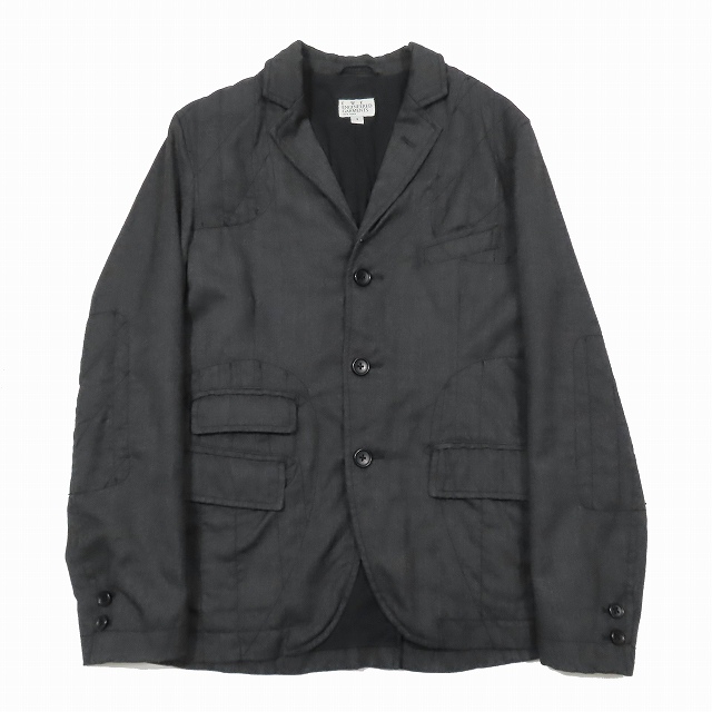 エンジニアードガーメンツ テーラードジャケット 3B XS 紺 ベージュ