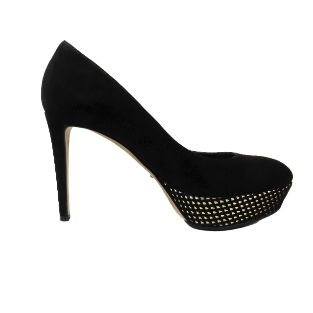 sergio rossi セルジオロッシブラック スエード ハイヒール