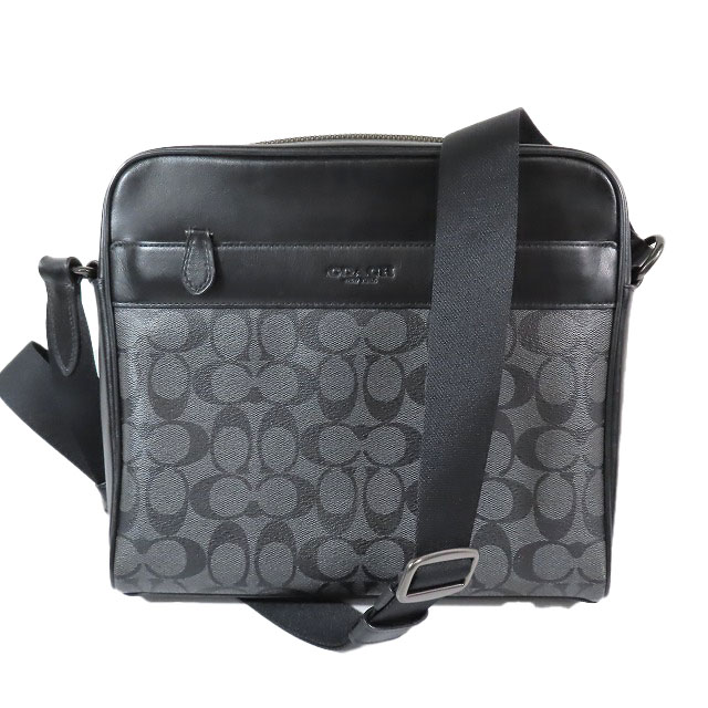 コーチ COACH シグネチャー チャールズ ショルダーバッグ クロス 
