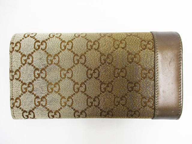 グッチ GUCCI 長財布 ハートビット GGキャンバス グラデーション 