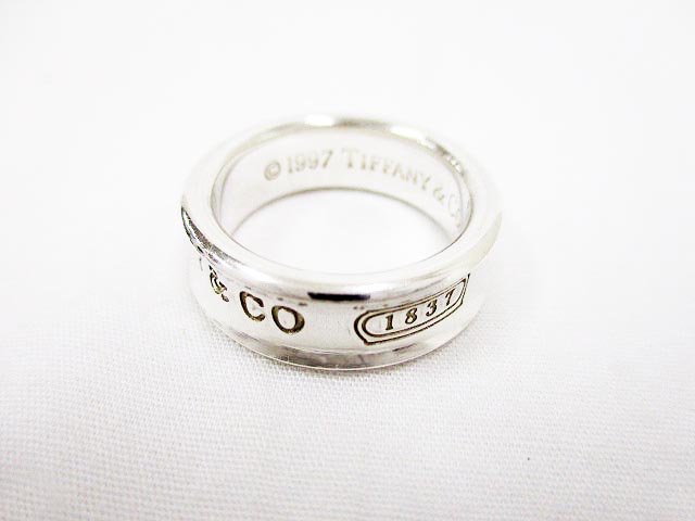 ティファニー TIFFANY & CO. ナロー リング 1837 シルバー925 14号 