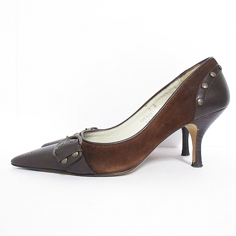 COACH コーチ パンプス ハイヒール こげ茶