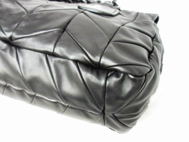 ミュウミュウ miumiu ショルダーバッグ プラ チェーン レザー