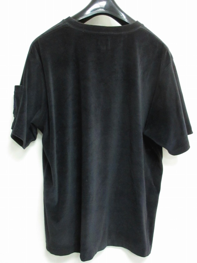 ニードルス Needles Tシャツ カットソー ベロア ポケット エンブレム 