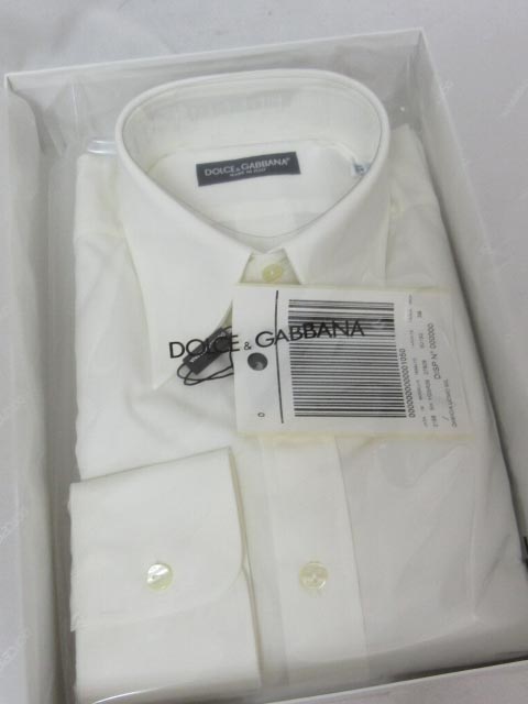 未使用品 ドルチェ&ガッバーナ ドルガバ DOLCE&GABBANA Yシャツ 長袖 