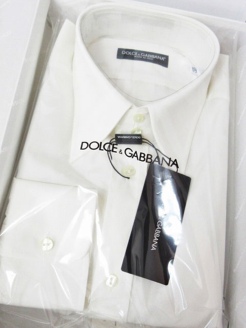 未使用品 ドルチェ&ガッバーナ ドルガバ DOLCE&GABBANA カッターシャツ  