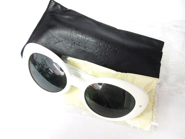 未使用品 ナンバーナイン NUMBER (N)INE 08SS サングラス カート BIRDS 