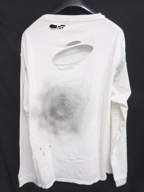 ナンバーナイン NUMBER (N)INE グランジ ロンT 長袖 Tシャツ 