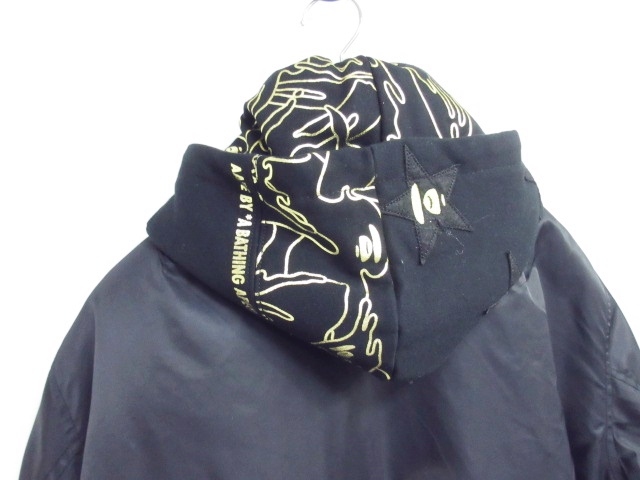 アベイシングエイプ A BATHING APE AAPE REG JACKET ボンバー