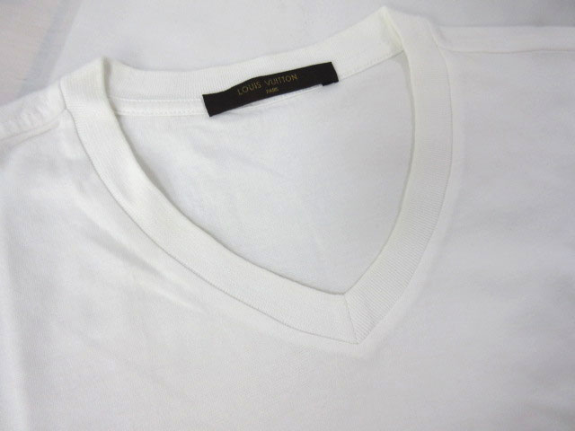 ルイヴィトン LOUIS VUITTON Tシャツ 半袖 LV 刺繍 サークルロゴ 16AW 