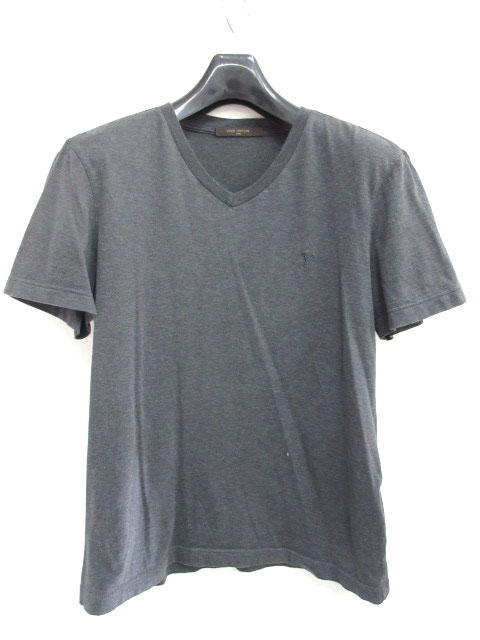 Louis Vuitton LV刺繍サークルロゴTシャツ Vネック ユニセックス